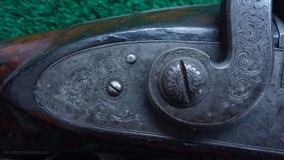 ATTRACTIVE WESLEY RICHARDS 4-BORE PERCUSSION SINGLE BARREL SHOTGUN - Image 8 of 25