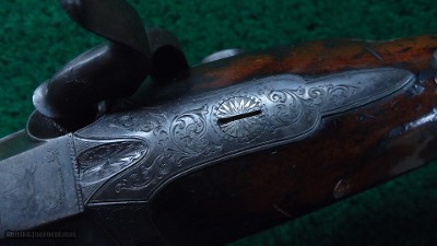 ATTRACTIVE WESLEY RICHARDS 4-BORE PERCUSSION SINGLE BARREL SHOTGUN - Image 14 of 25