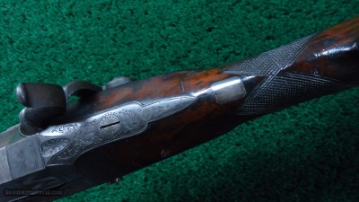 ATTRACTIVE WESLEY RICHARDS 4-BORE PERCUSSION SINGLE BARREL SHOTGUN - Image 10 of 25