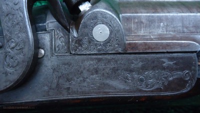 ATTRACTIVE WESLEY RICHARDS 4-BORE PERCUSSION SINGLE BARREL SHOTGUN - Image 9 of 25