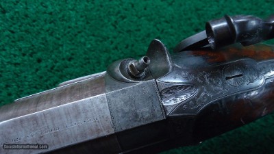 ATTRACTIVE WESLEY RICHARDS 4-BORE PERCUSSION SINGLE BARREL SHOTGUN - Image 12 of 25