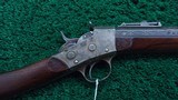 FACTORY ENGRAVED AND INSCRIBED REMINGTON NUMBER 2 RIFLE IN CALIBER 32 RF