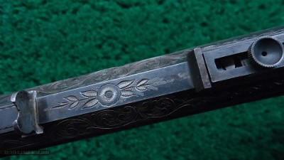 FACTORY ENGRAVED AND INSCRIBED REMINGTON NUMBER 2 RIFLE IN CALIBER 32 RF - Image 13 of 23