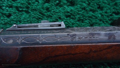 FACTORY ENGRAVED AND INSCRIBED REMINGTON NUMBER 2 RIFLE IN CALIBER 32 RF - Image 14 of 23