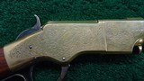 *Sale Pending* - FACTORY ENGRAVED 1860 HENRY RIFLE MADE BY UBERTI IN .45 LC - 9 of 23