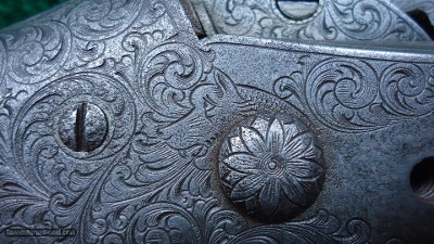 REMINGTON NIMSCHKE ENGRAVED 12 GAUGE SINGLE SHOT ROLLING BLOCK #1 - Image 14 of 22