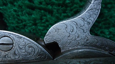 REMINGTON NIMSCHKE ENGRAVED 12 GAUGE SINGLE SHOT ROLLING BLOCK #1 - Image 15 of 22
