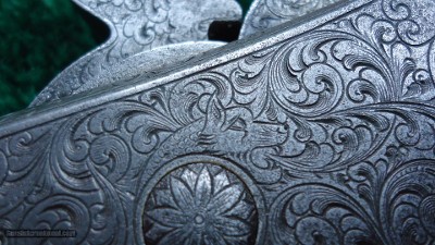 REMINGTON NIMSCHKE ENGRAVED 12 GAUGE SINGLE SHOT ROLLING BLOCK #1 - Image 16 of 22