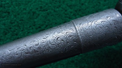 REMINGTON NIMSCHKE ENGRAVED 12 GAUGE SINGLE SHOT ROLLING BLOCK #1 - Image 6 of 22