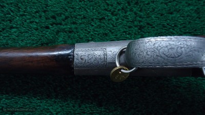 REMINGTON NIMSCHKE ENGRAVED 12 GAUGE SINGLE SHOT ROLLING BLOCK #1 - Image 11 of 22
