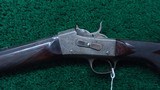 VERY RARE FACTORY ENGRAVED WHITNEY STYLE ROLLING BLOCK RIFLE - 2 of 25