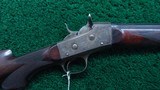 VERY RARE FACTORY ENGRAVED WHITNEY STYLE ROLLING BLOCK RIFLE - 1 of 25