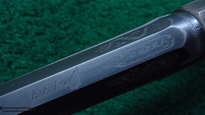 VERY RARE FACTORY ENGRAVED WHITNEY STYLE ROLLING BLOCK RIFLE - Image 6 of 25