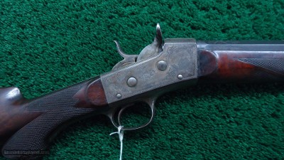 VERY RARE FACTORY ENGRAVED WHITNEY STYLE ROLLING BLOCK RIFLE