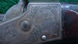 VERY RARE FACTORY ENGRAVED WHITNEY STYLE ROLLING BLOCK RIFLE - 10 of 25