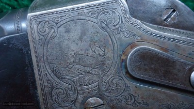 VERY RARE FACTORY ENGRAVED WHITNEY STYLE ROLLING BLOCK RIFLE - Image 8 of 25