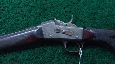 VERY RARE FACTORY ENGRAVED WHITNEY STYLE ROLLING BLOCK RIFLE - Image 2 of 25