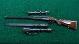 **Sale Pending** FANTASTIC CASED MERKEL DOUBLE RIFLE - 22 of 25