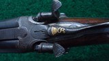 *Sale Pending* - DOUBLE BARREL HAMMER RIFLE BY H. SCHERPING OF HANOVER MADE FOR THE QUEEN OF SWEDEN - 13 of 25
