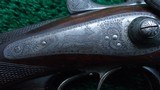 *Sale Pending* - DOUBLE BARREL HAMMER RIFLE BY H. SCHERPING OF HANOVER MADE FOR THE QUEEN OF SWEDEN - 10 of 25