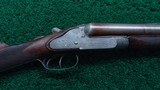 VERY RARE 16 GAUGE DOUBLE RIFLE MADE BY SCHWARTZ BROTHERS IN GERMANY - 1 of 23
