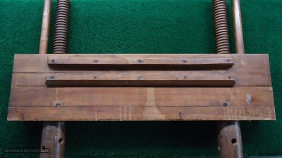 VERY UNIQUE LARGE WOODEN TURNSCREW