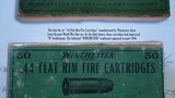 *Sale Pending* - NICE BOX OF HENRY 44 FLAT CARTRIDGES BY WINCHESTER - 8 of 9