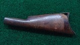 A VERY INTERESTING 1876 WINCHESTER BUTTSTOCK