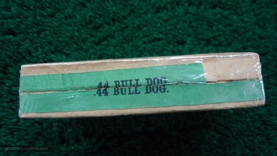 VERY RARE BOX OF WINCHESTER BRAND 44 BULL DOG CARTRIDGES - Image 7 of 10