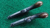 **Sale Pending** CASED PAIR OF PEACOCK LONDON MARKED PERCUSSION PISTOLS - 4 of 23