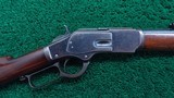WINCHESTER MODEL 1873 RIFLE IN 38 WCF - 1 of 19
