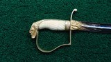 MOUNTED INFANTRY OFFICER'S SABER W/O SCABBARD - 2 of 15