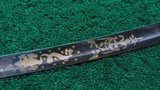 EAGLE HEAD MOUNTED ARTILLERY OFFICER'S SABER W/O SCABBARD - 6 of 14
