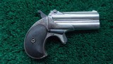 *Sale Pending* - REMINGTON OVER/UNDER DERRINGER IN 41RF - 1 of 8