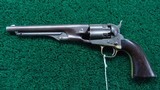 EARLY COLT 1860 ARMY REVOLVER WITH FLUTED CYLINDER IN 44 CAL - 2 of 14