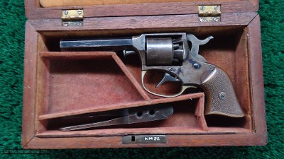 SCARCE CASED REMINGTON RIDER PERCUSSION REVOLVER IN 31 CALIBER - Image 11 of 12