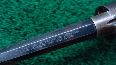 SCARCE CASED REMINGTON RIDER PERCUSSION REVOLVER IN 31 CALIBER - Image 7 of 12