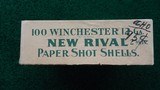 *Sale Pending* - WINCHESTER NEW RIVAL 1901 SHOTGUN SHELL BOX FOR 100 PAPER SHOT SHELLS - 2 of 10