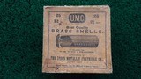 *Sale Pending* - VINTAGE UMC 12 GAUGE BEST QUALITY BRASS SHELLS EMPTY 2 PIECE AMMO BOX - 1 of 7