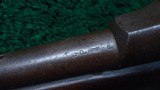 *Sale Pending* - SPRINGFIELD 1873 TRAPDOOR RIFLE CUT TO CARBINE SPECS - 16 of 22