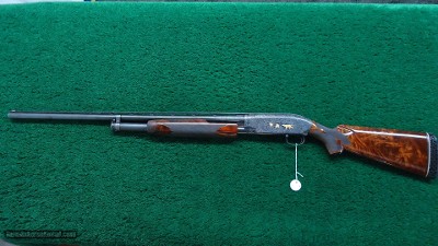ENGRAVED WINCHESTER MODEL 12 DELUXE TRAP SHOTGUN - Image 18 of 19