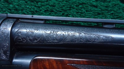ENGRAVED WINCHESTER MODEL 12 DELUXE TRAP SHOTGUN - Image 13 of 19