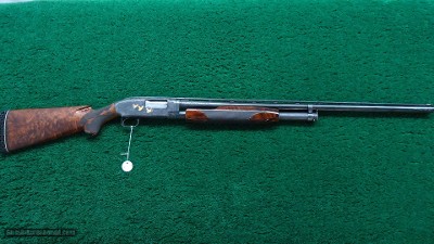 ENGRAVED WINCHESTER MODEL 12 DELUXE TRAP SHOTGUN - Image 19 of 19