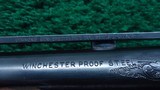 ENGRAVED WINCHESTER MODEL 12 DELUXE TRAP SHOTGUN - 6 of 19