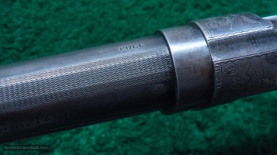 VERY FINE FACTORY ENGRAVED WINCHESTER MODEL 97 BLACK DIAMOND PIGEON GUN 12 GAUGE - Image 14 of 20