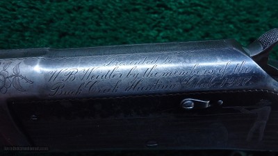 VERY FINE FACTORY ENGRAVED WINCHESTER MODEL 97 BLACK DIAMOND PIGEON GUN 12 GAUGE - Image 13 of 20