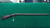 *Sale Pending* - VERY NICE NEW YORK HEAVY BENCH REST PERCUSSION TARGET RIFLE BY G H FERRISS - 21 of 21