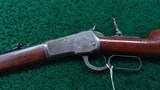 WINCHESTER 1892 LEVER ACTION RIFLE IN CALIBER 38 WCF - 2 of 19