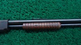 RARE ROUND BARRELED WINCHESTER MODEL 90 SLIDE ACTION RIFLE IN 22 LONG - 5 of 19