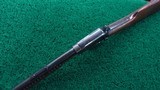 RARE ROUND BARRELED WINCHESTER MODEL 90 SLIDE ACTION RIFLE IN 22 LONG - 4 of 19